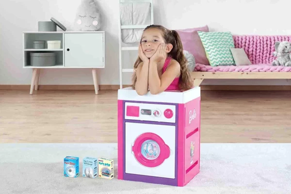 Machine à Laver Barbie Électrique avec Effets Sonores et Lumineux – Image 4