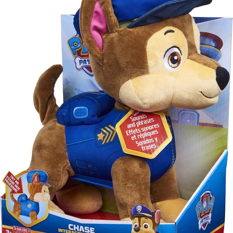 Peluche Parlante Héros Chiot Paw Patrol – Jouet Interactif