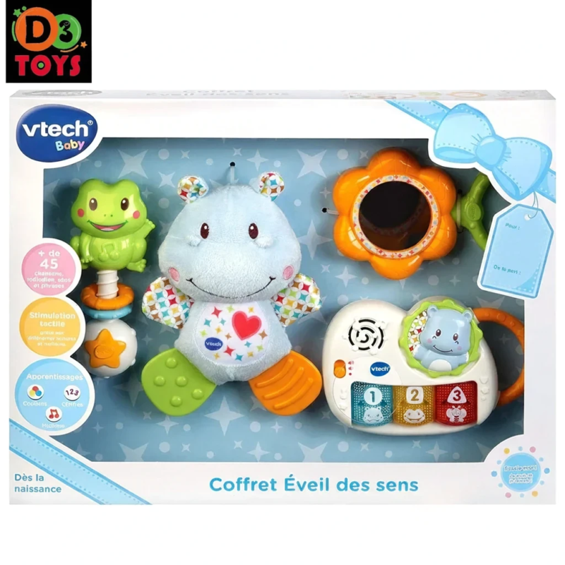 Coffret Cadeau Bébé Éveil Musical VTech – My 1st Gift Set