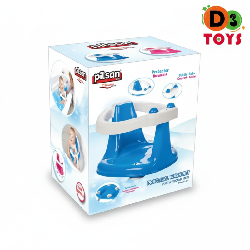 Siège de Bain Bébé avec Dossier – Sécurité & Confort