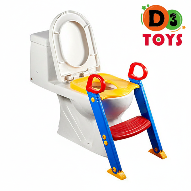 Réducteur WC Enfant avec Échelle Sécurisée et Accoudoirs Antidérapants