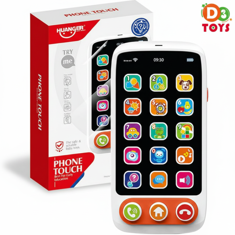 Téléphone Jouet Éducatif Tactile – Phone Touch pour Bébé et Enfant