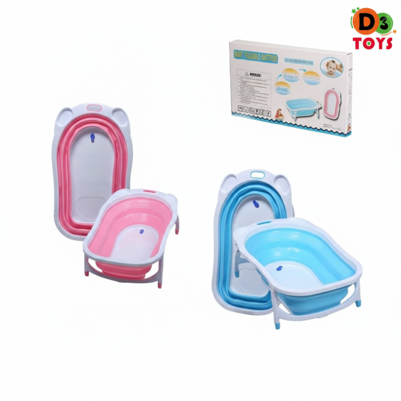 Baignoire Bébé Pliable Compacte – Modèle Gain de Place