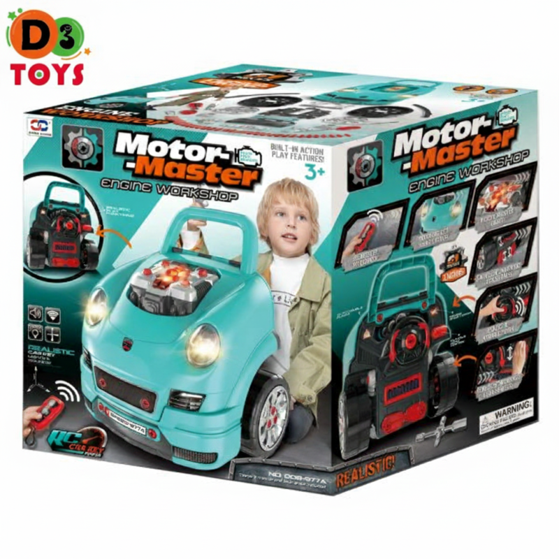 Motor Master – Atelier Mécanique Enfant avec Voiture Interactive
