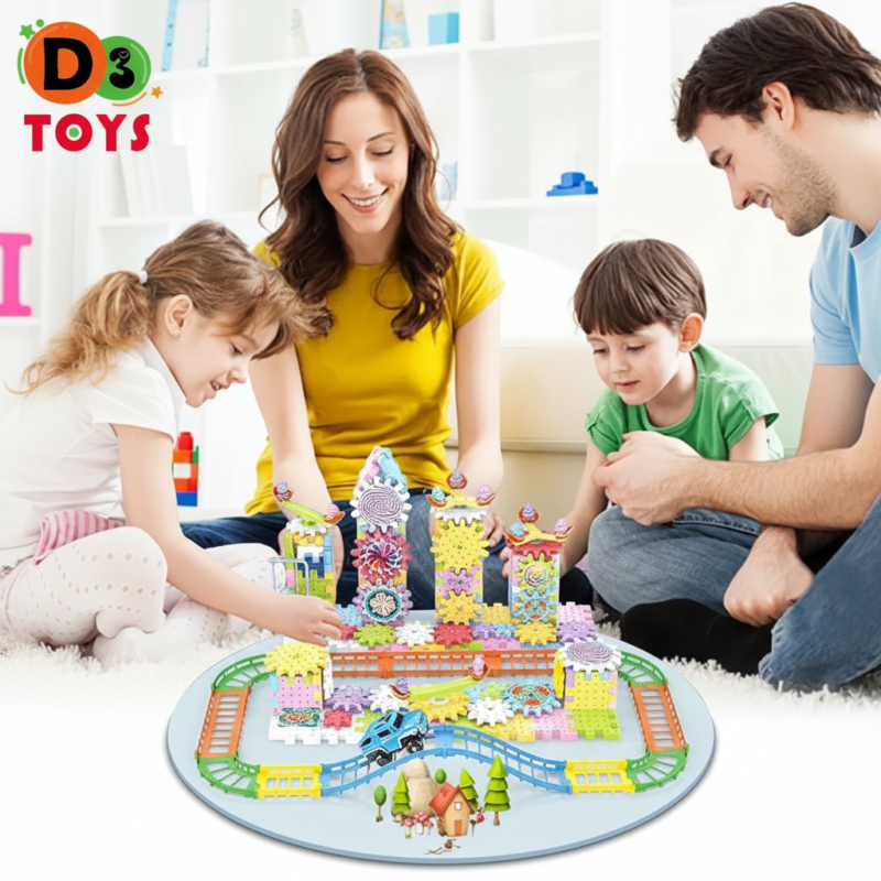 Jeu de Construction Mécanique – Château Magique Coloré