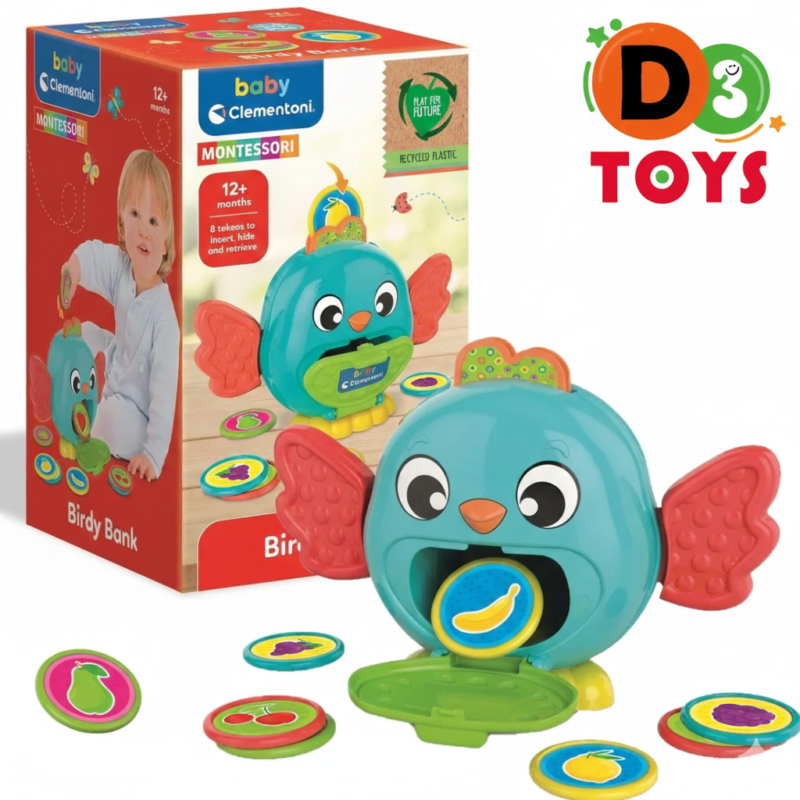 Tirelire Éducative Montessori – Birdy Bank | Baby Clementoni