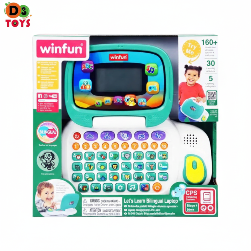 Ordinateur Éducatif Bilingue Enfant Winfun – Let’s Learn Laptop