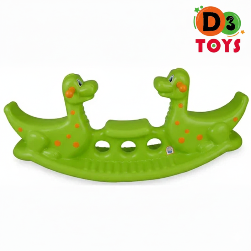 Bascule Enfant Double Dinosaure – Jeu d’Équilibre