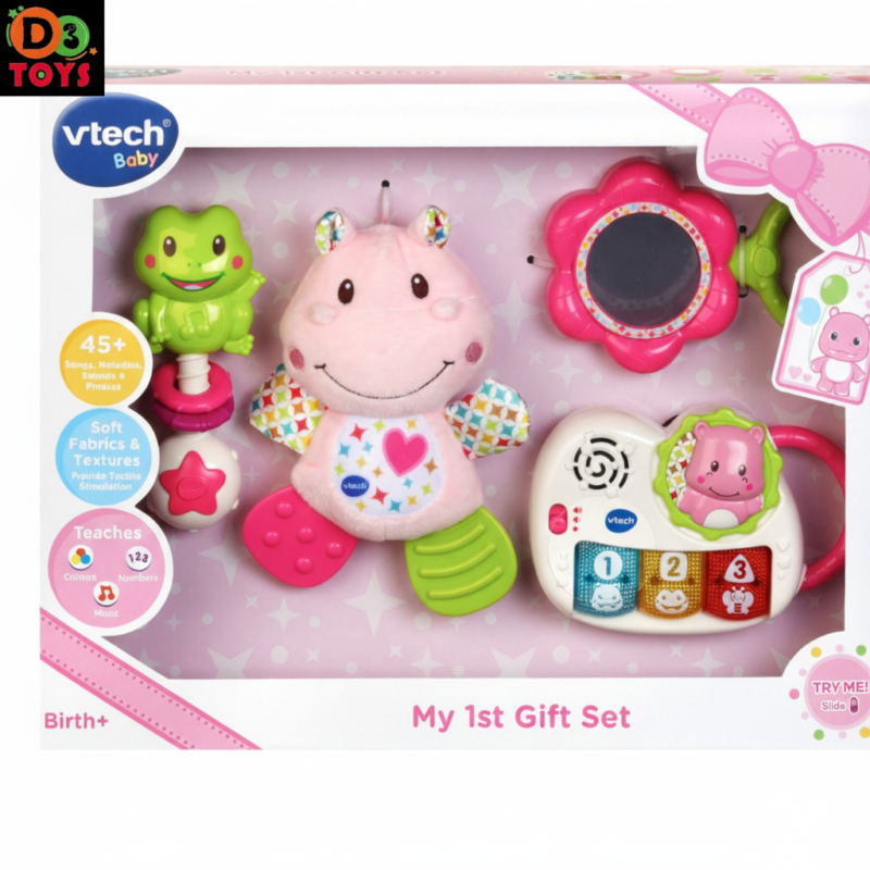 Coffret Cadeau Bébé Éveil Musical VTech – My 1st Gift Set