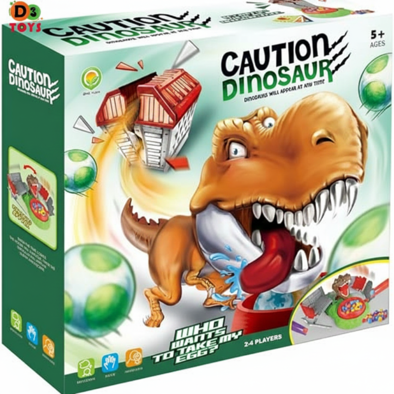 Caution Dinosaur – Jeu de Société Dino Interactif