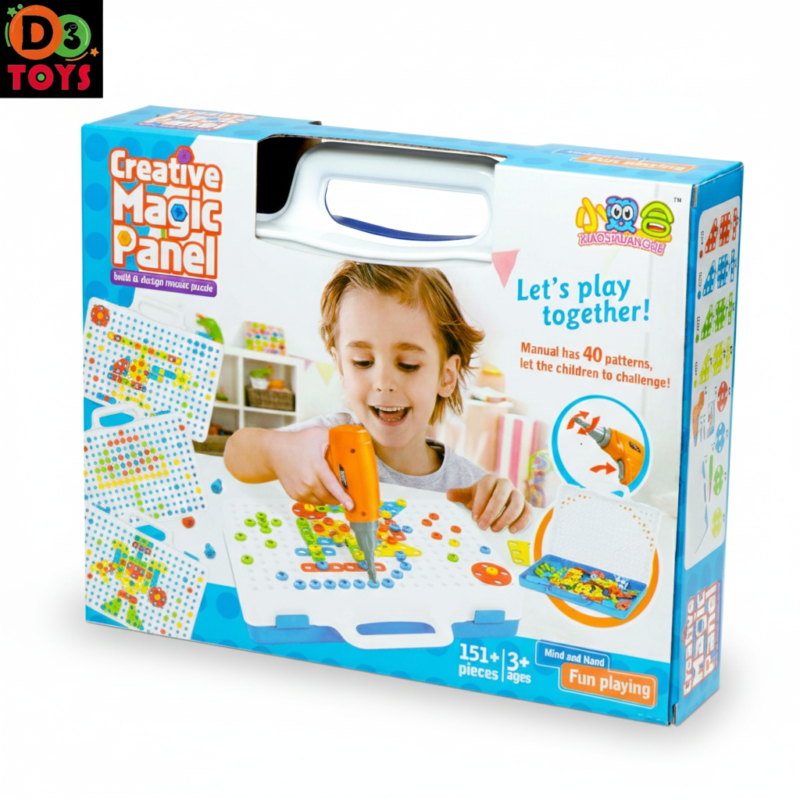 Creative Magic Panel – Jeu de Construction Éducatif 151 Pièces