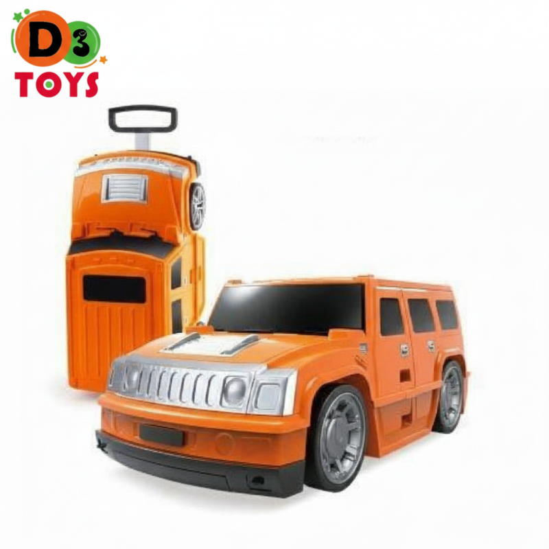 Valise Enfant Ride-On SUV – Modèle Voiture Orange