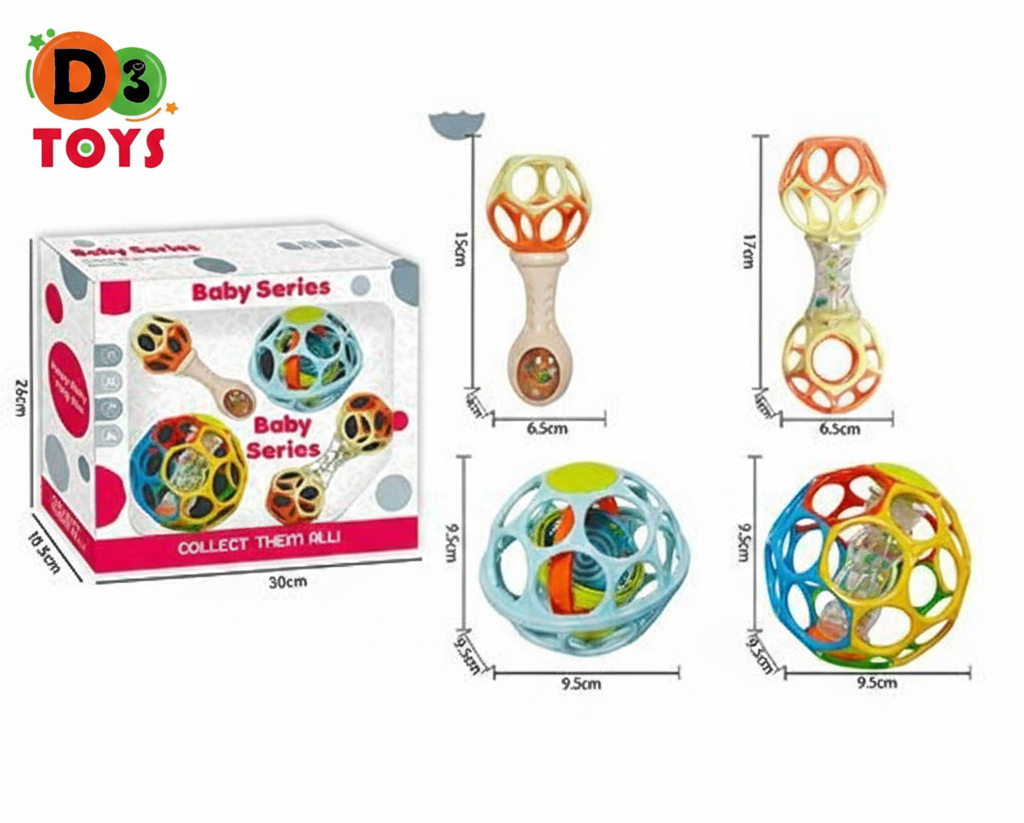 Baby Series – Set de Hochets et Balles Éveil Sensoriel