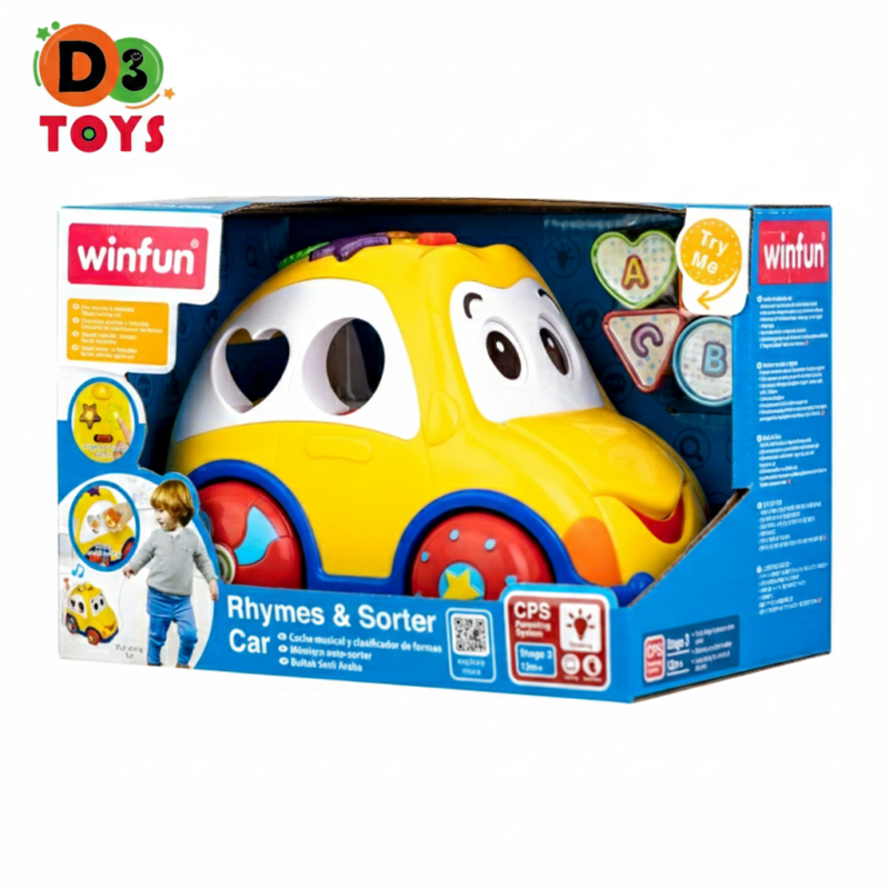 Voiture Éducative Parlante Winfun – Rhymes & Sorter Car