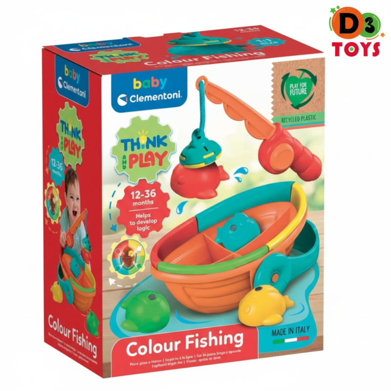 Jeu de Pêche Éducatif Bébé – Colour Fishing | Baby Clementoni