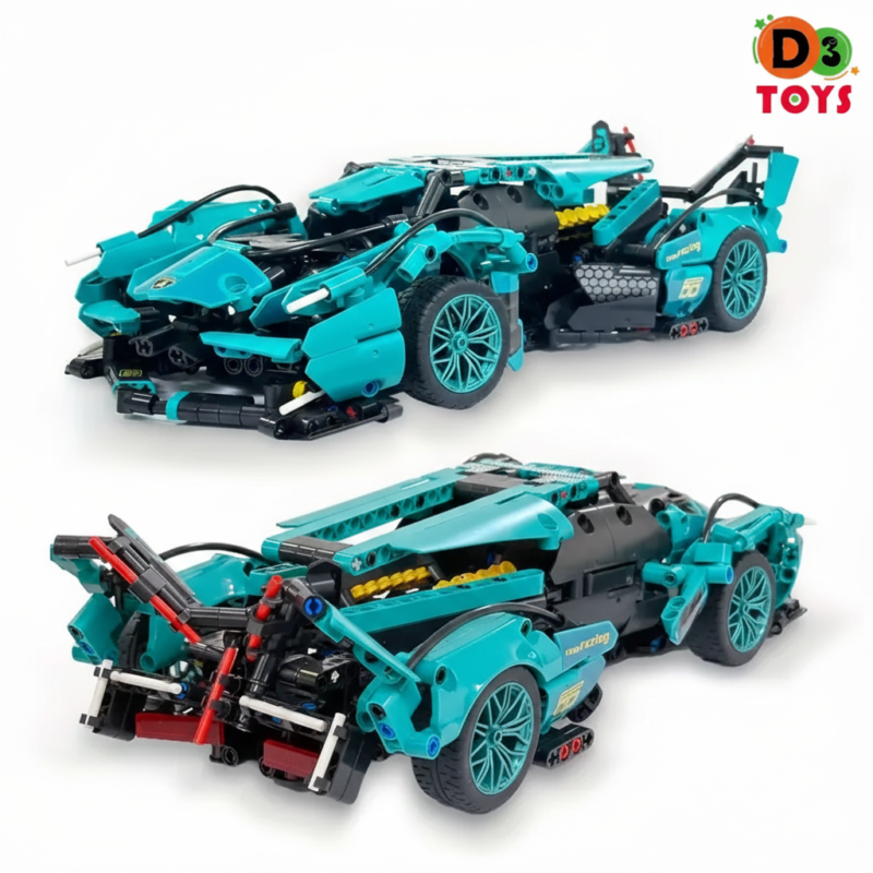 Voiture de Course de Construction – Série Technic