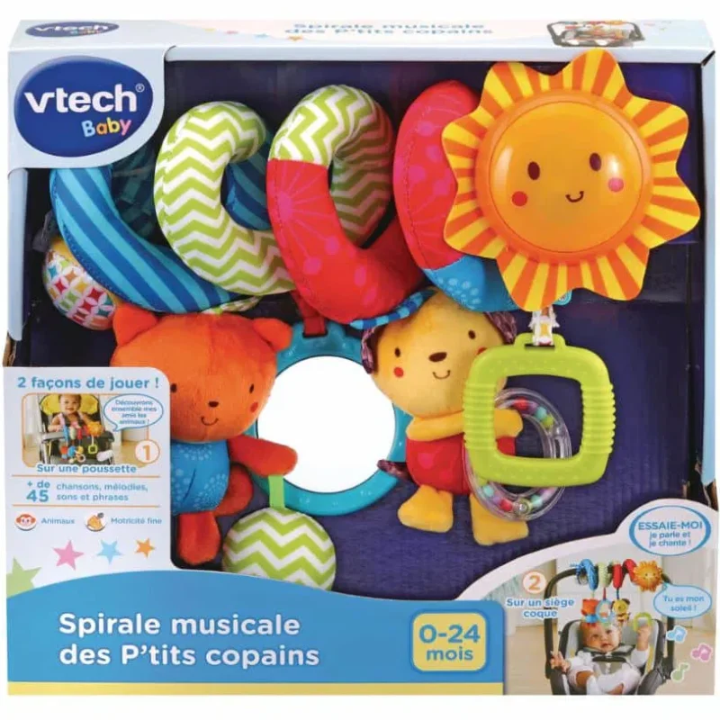 Spirale Musicale Bébé VTech – P’tits Copains (0–24 mois)