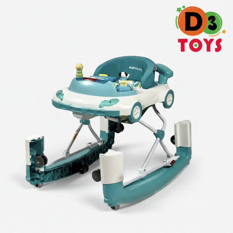 Trotteur bébé évolutif 3 en 1 avec balancelle