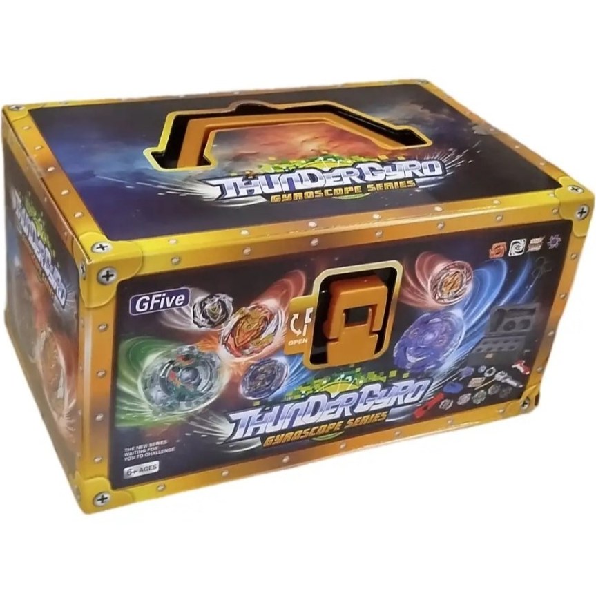 Coffret de Toupies de Combat Gyro byblyde – Thunder Gyro Series – Image 2