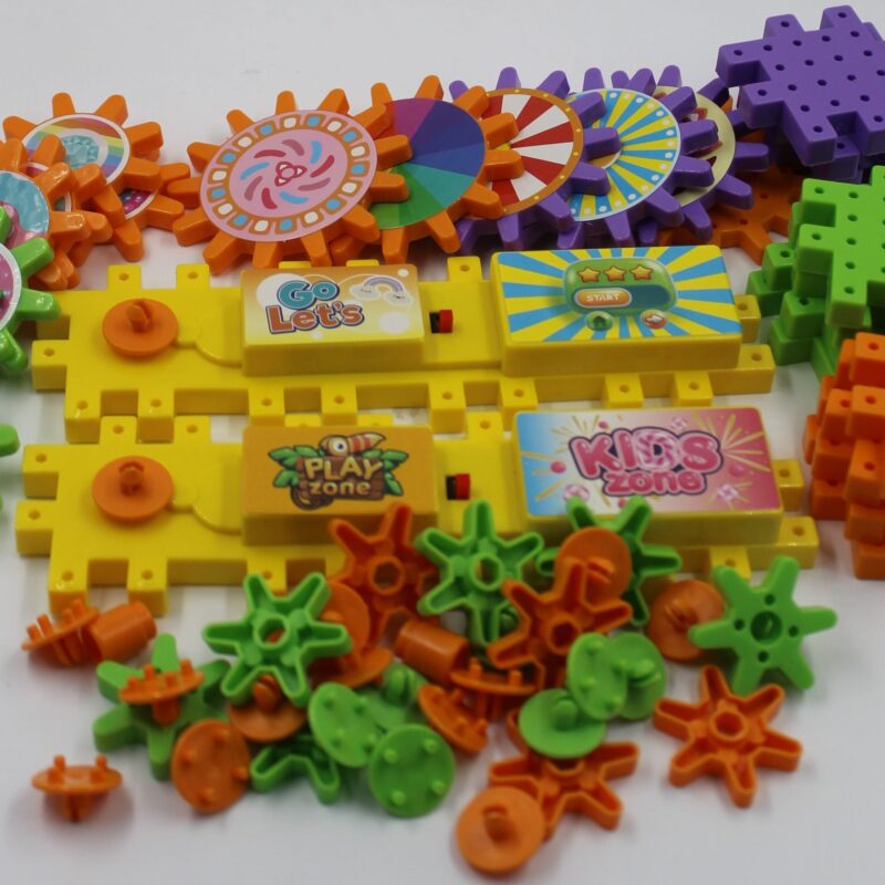 Blocs de Construction Électriques DIY – Engrenages Lumineux