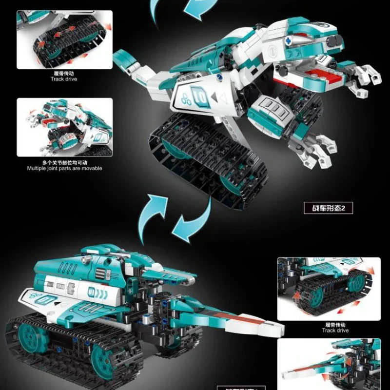 Robot de Construction 3-en-1 – Blocs Technologiques Éducatifs