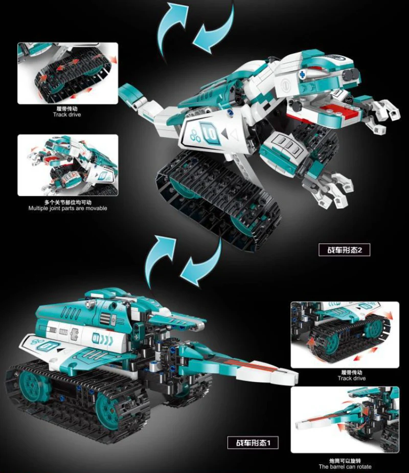 Robot de Construction 3-en-1 – Blocs Technologiques Éducatifs – Image 2