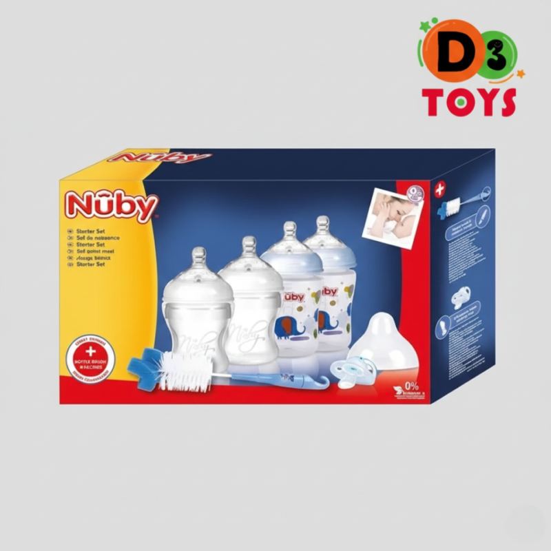 Coffret biberons NÛBY – Starter Set – Sans BPA