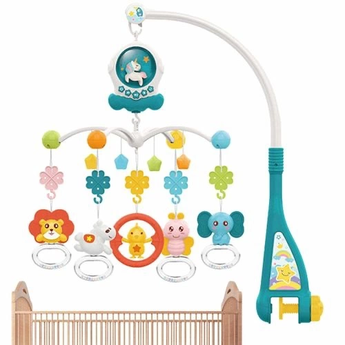 Mobile musical bébé HUANGER – Jouet d’éveil suspendu avec musique – Image 2