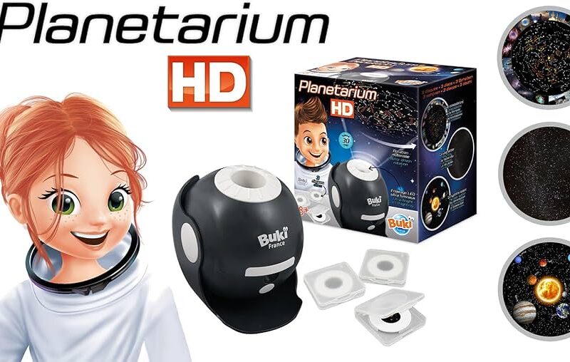 Planétarium HD – Projecteur d’Étoiles et de Galaxies Buki