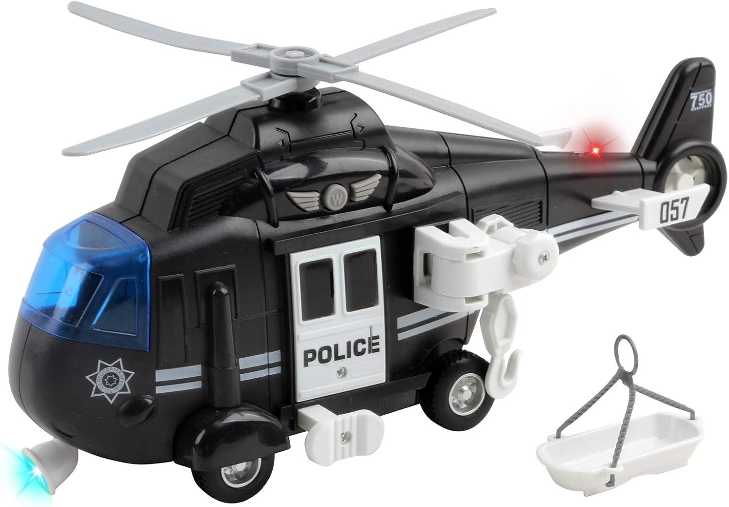 Hélicoptère de Police 1:16 – Rescue City Service avec Accessoires – Image 2