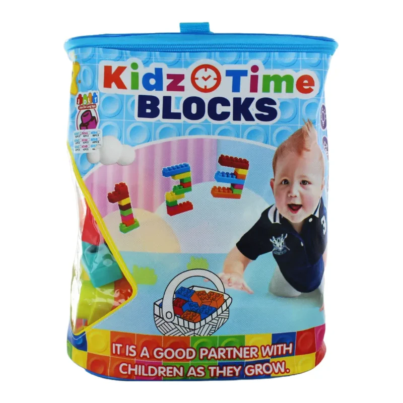 Sac de Blocs de Construction Éducatifs Kidz Time – Avec Roues