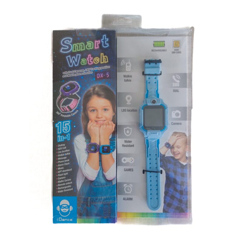 Montre Connectée Enfant DX-5 – Smart Watch GPS & SOS 15-en-1