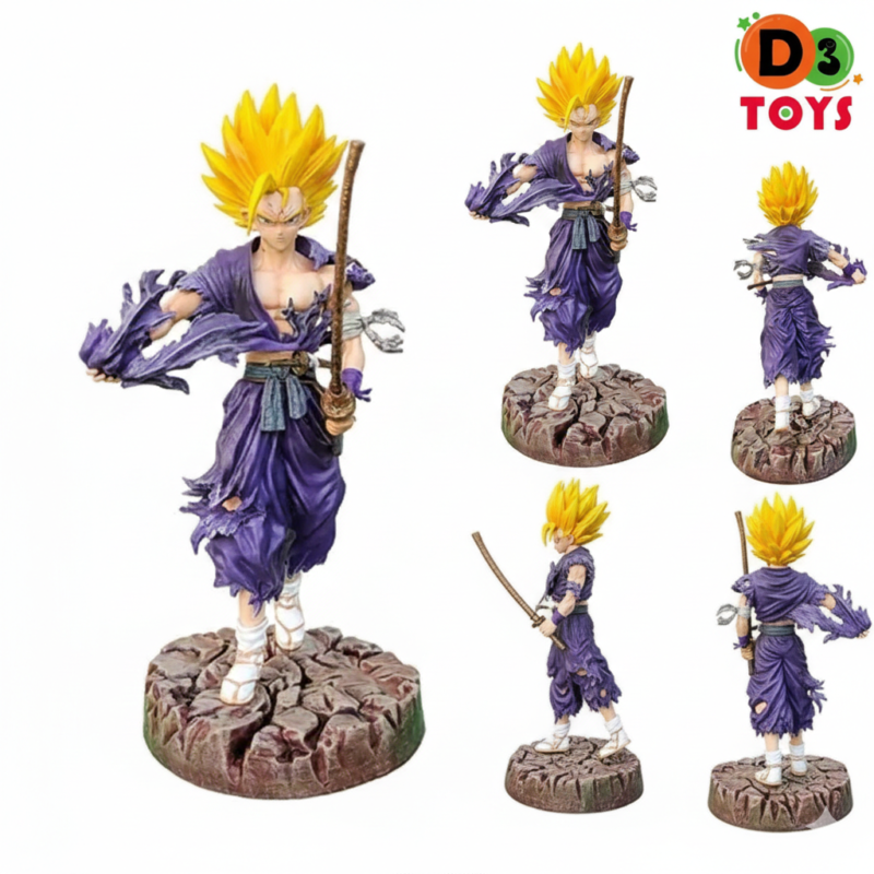 Figurine Dragon Ball Z – Guerrier Super Saiyan avec Sabre