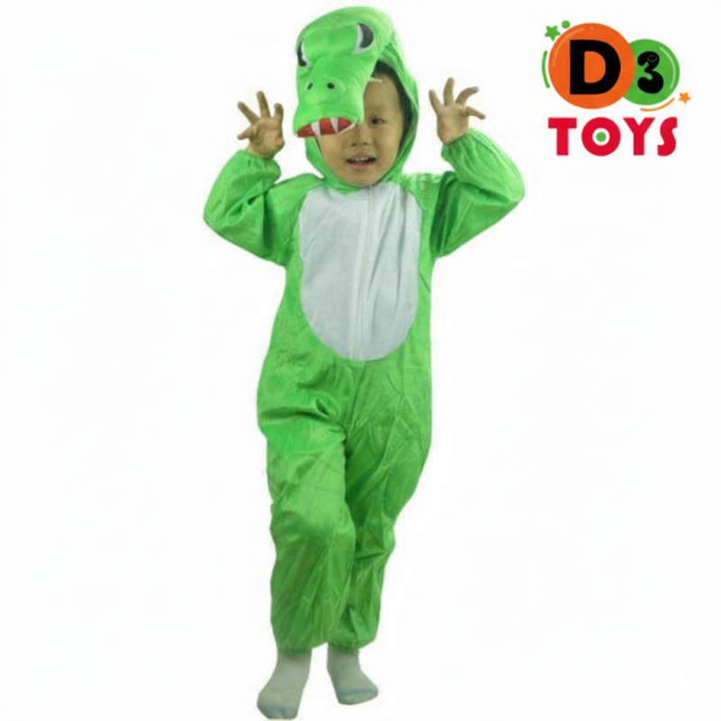 Déguisement Crocodile Vert Enfant – Costume Animal avec Capuche
