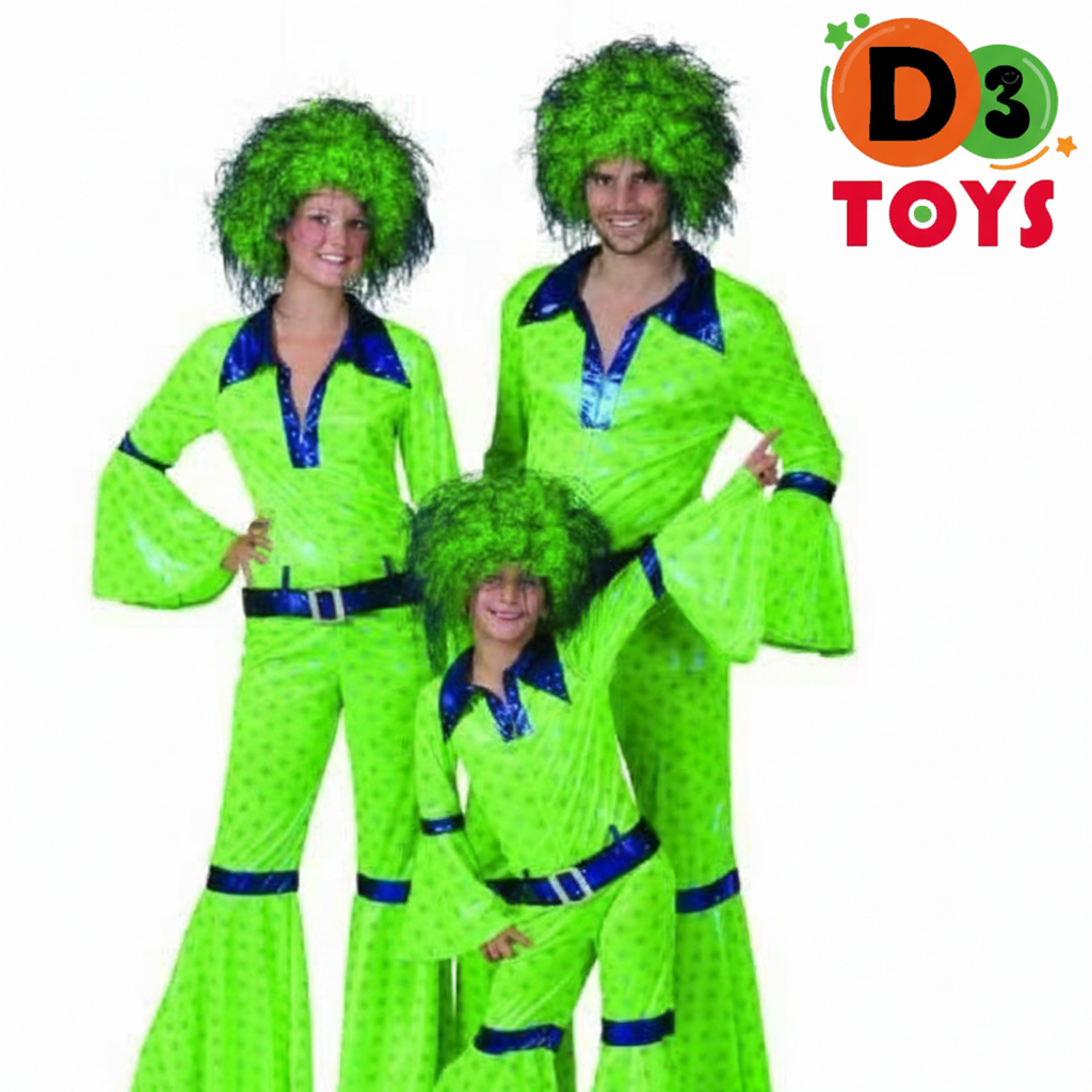 Déguisement Disco Fille Années 70 – Costume Danseuse Rétro Brillant