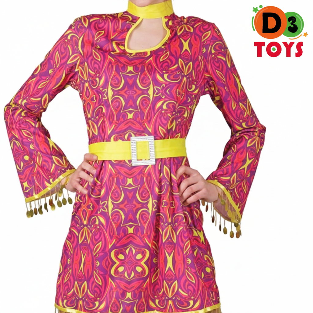 Déguisement Fille Disco – Costume Années 70 Coloré