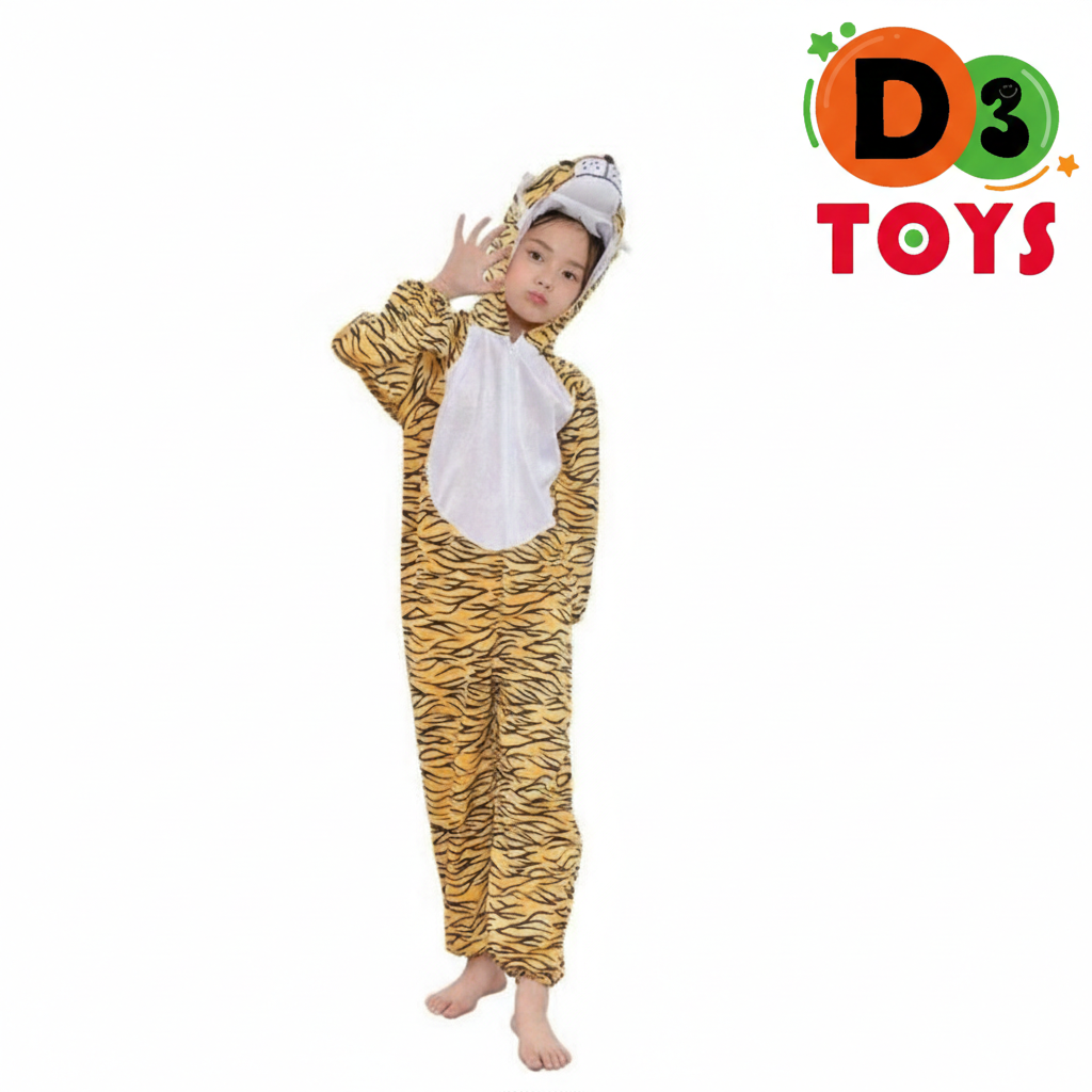 Déguisement Enfant Tigre – Combinaison Costume Animal Kigurum