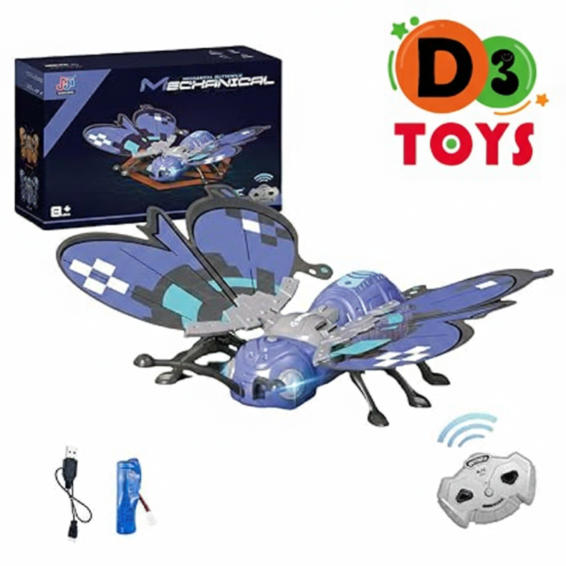 Insecte Robot Télécommandé Rechargeable – Papillon Mécanique RC