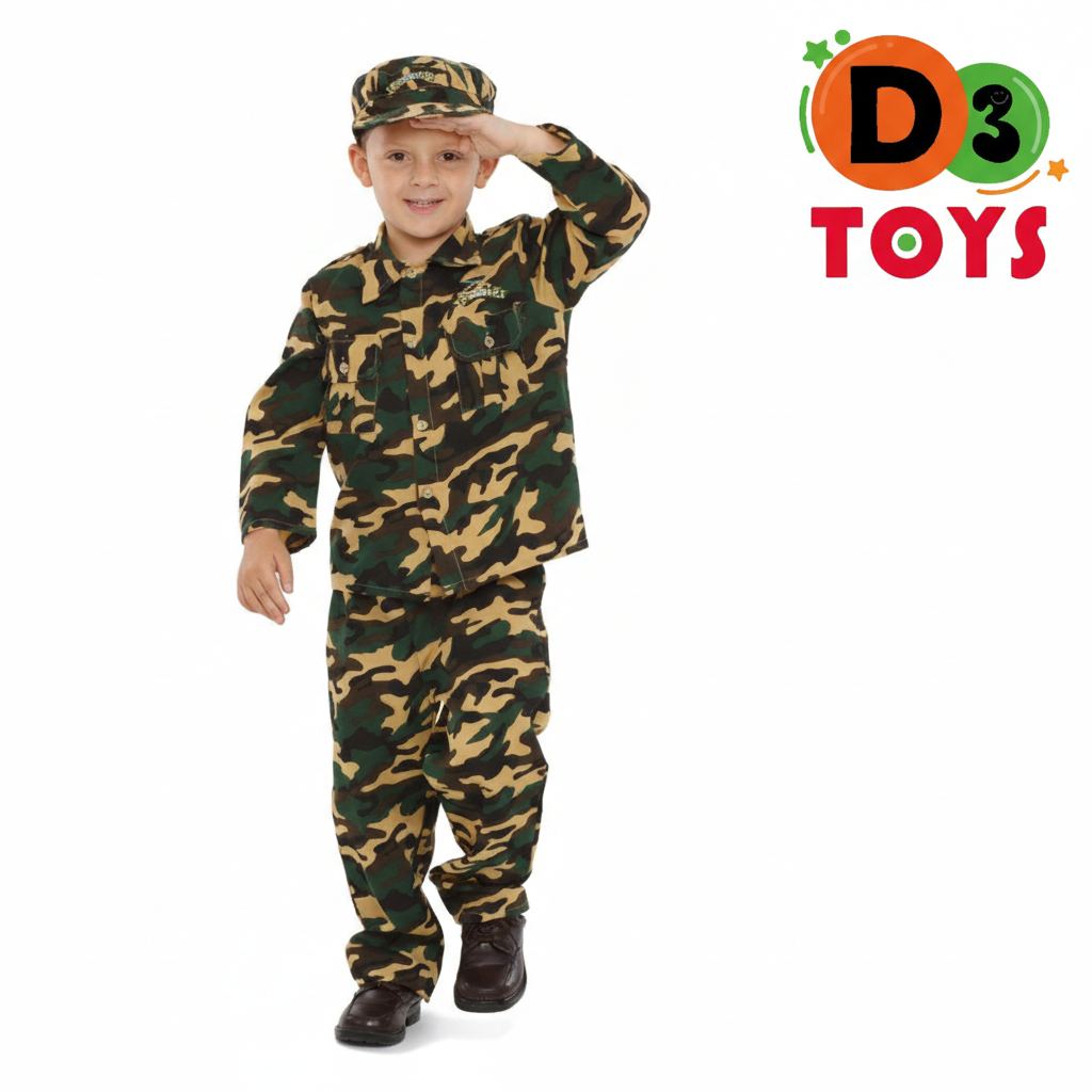 Déguisement Militaire Enfant – Costume Soldat Camouflage