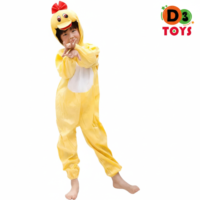 Déguisement Enfant Canard Jaune – Combinaison Costume Animal Mignon