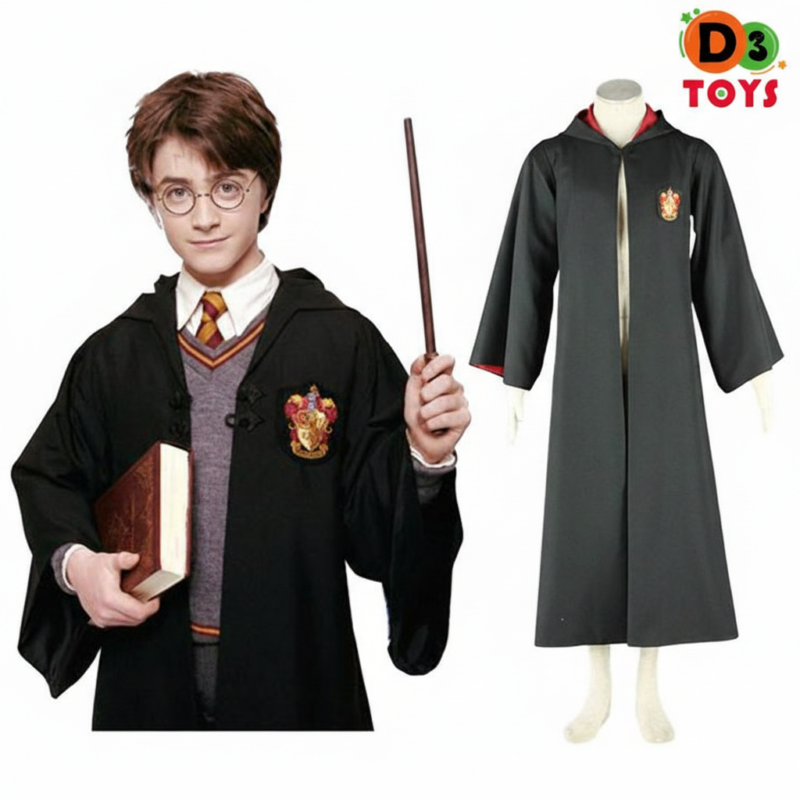 Costume Apprenti Sorcier Enfant – Robe Magique Noire