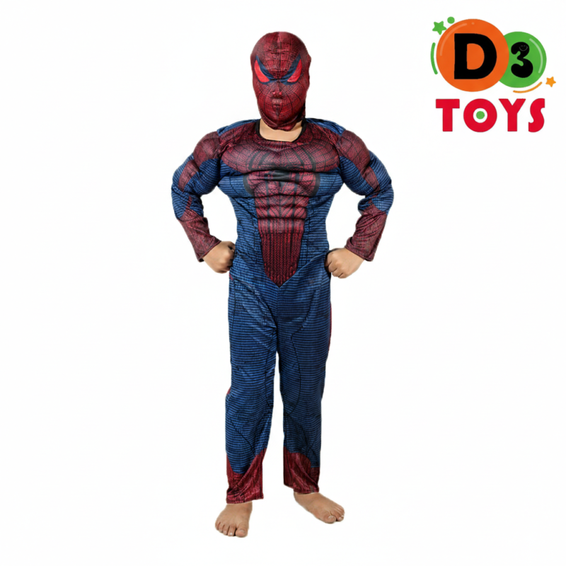 Déguisement Spiderman Enfant – Costume Super-Héros avec Masque