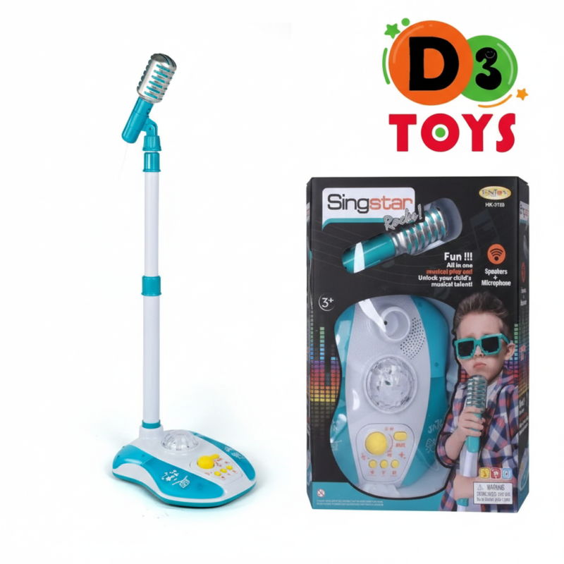 Microphone Karaoké Enfant avec Haut-Parleur – Singstar Rock