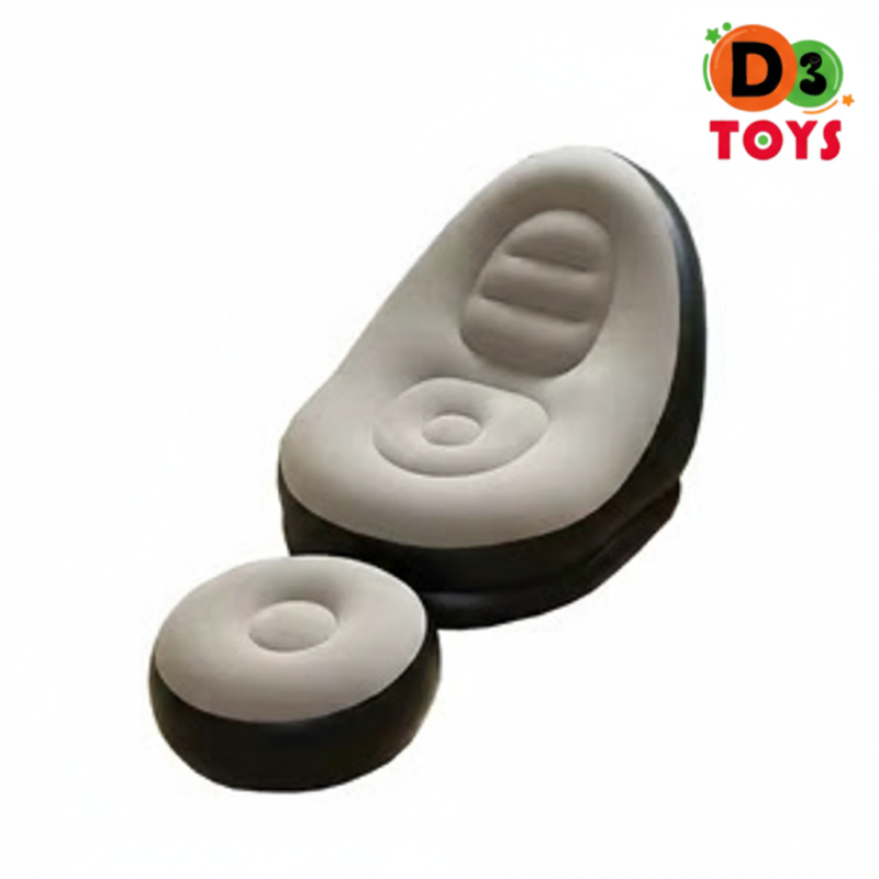 Fauteuil Gonflable Confort avec Repose-pieds