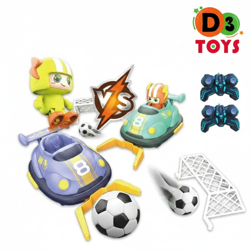 Jeu de Football avec Voitures Télécommandées pour Enfants