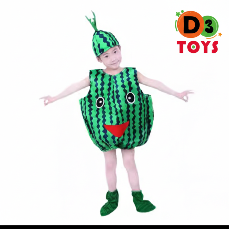 Déguisement Pastèque Enfant – Costume Fruit Amusant