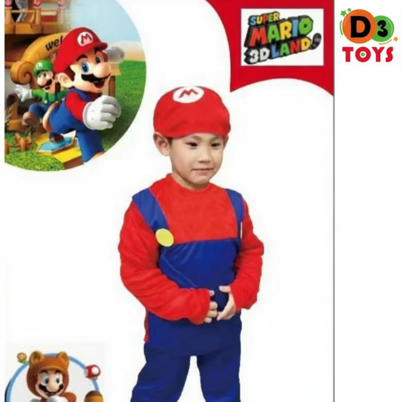 Déguisement Enfant Mario – Costume Super Mario