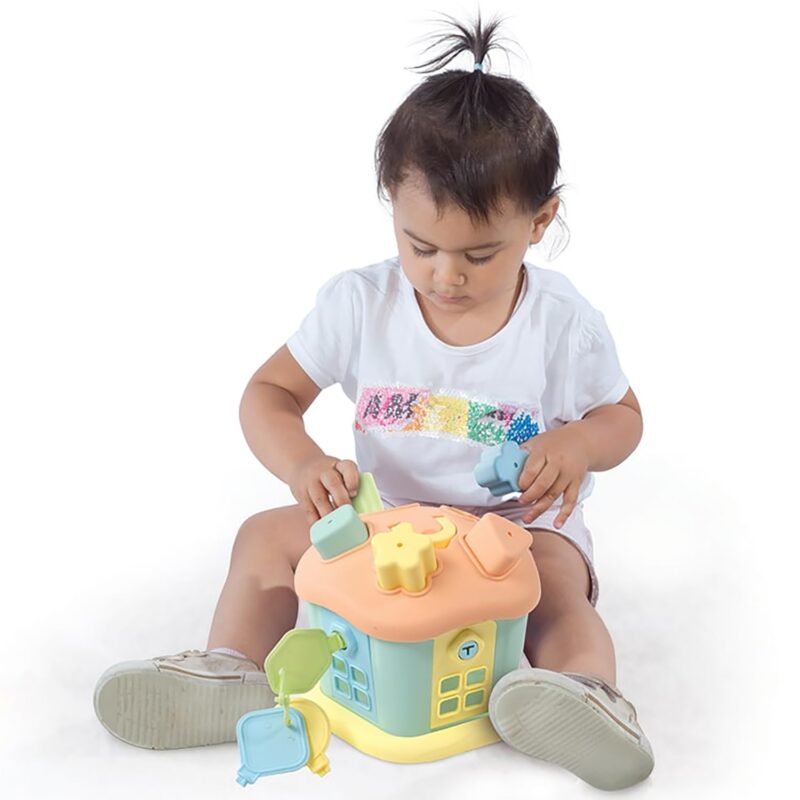 Maison Éducative à Formes – Shape Sorter Happy House