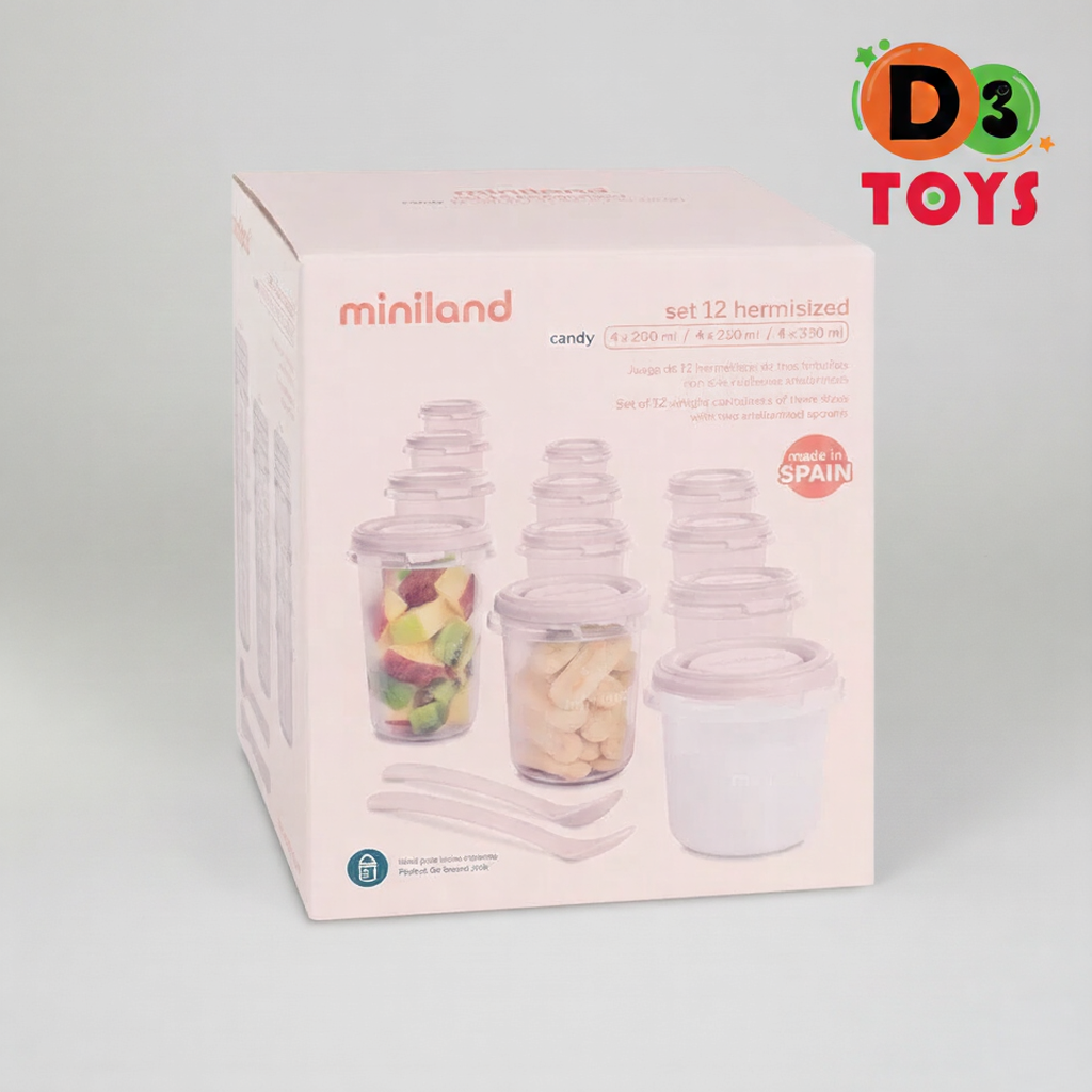 Miniland – Set de 12 Pots