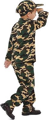 Déguisement Militaire Enfant – Costume Soldat Camouflage – Image 2